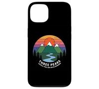 Puesta de Sol Retro en Three Peaks, Scafell Pike, Ben Nevis, Snowdon Carcasa para iPhone 13
