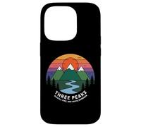 Puesta de Sol Retro en Three Peaks, Scafell Pike, Ben Nevis, Snowdon Carcasa para iPhone 14 Pro