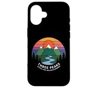Puesta de Sol Retro en Three Peaks, Scafell Pike, Ben Nevis, Snowdon Carcasa para iPhone 16