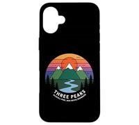Puesta de Sol Retro en Three Peaks, Scafell Pike, Ben Nevis, Snowdon Carcasa para iPhone 16 Plus