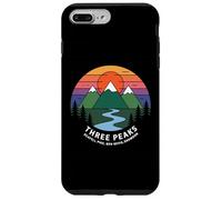 Puesta de Sol Retro en Three Peaks, Scafell Pike, Ben Nevis, Snowdon Carcasa para iPhone 7 Plus/8 Plus