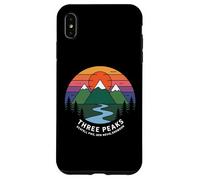 Puesta de Sol Retro en Three Peaks, Scafell Pike, Ben Nevis, Snowdon Carcasa para iPhone XS MAX