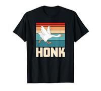 Puesta de Sol Vintage de Silly Goose Honk Camiseta