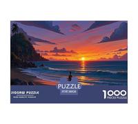 Puesta del Sol del desierto1000 Pieces Jigsaw Puzzles for Adults and Kids EduGatoional Games solitarioChallenging for Home Decoration Great Regalo Idea38x26cm/1000pcs