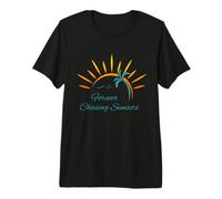Puestas de Sol para Siempre Persiguiendo Camiseta Premium