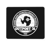 Puesto De Avanzada 31 De Investigación En La Antártida Mousepad Lavable Alfombrilla De Escritorio Bordes Cosidos Mouse Pad para Ordenador Pc Gaming 25X30Cm