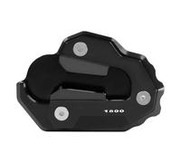 Puesto de estacionamiento Extensión Pata Cabra Lateral Motocicleta Almohadilla para Honda Goldwing 1800 GL F6B GL1800 2020 2021 2022 2023(Nero)