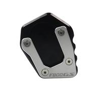 Puesto de estacionamiento Extensor Pata Cabra Motocicleta Almohadilla Soporte Lateral para BMW F800GS F 800GS F800 GS 2024 2025(Nero)