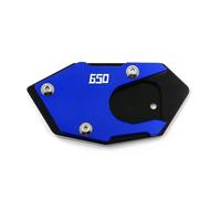 Puesto de estacionamiento Extensor Pata Cabra Motocicleta Almohadilla Soporte Lateral para Honda CBR650R CB CBR 650R CB650R CBR650 R 2019 2020(Blue 2)
