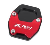 Puesto de estacionamiento Extensor Pata Cabra Motocicleta Almohadilla Soporte Lateral para Honda X-ADV750 XADV 750 NC750X NC 750X 2021 2022 2023(Red 2)