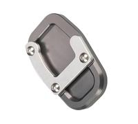 Puesto de estacionamiento Soporte Lateral Motocicleta Placa Extensión Almohadilla Pata Cabra para Ducati Desert X 2022-2023(Grey)