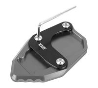 Puesto de estacionamiento Soporte Lateral Motocicleta Placa Extensión Almohadilla Pata Cabra para Honda CRF300L CRF 300 L para Rally 2020-2024(Grey)