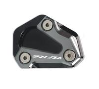 Puesto de estacionamiento Soporte Lateral Motocicleta Placa Extensión Almohadilla Pata Cabra para Yamaha YZF-R6 YZF R6 YZFR6 2006 2007 2008-2016(Grey)