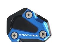 Puesto de estacionamiento Soporte Lateral Motocicleta Placa Extensión Almohadilla Pata Cabra para Yamaha YZF-R6 YZF R6 YZFR6 2006 2007 2008-2016(BLU)