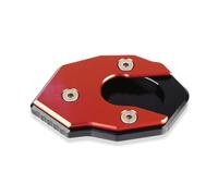 Puesto de estacionamiento Soporte Lateral Pata Cabra Motocicleta Extensión Mayor Tamaño para Kawasaki Z650 2017 2018 2019 2021 2022 2023 Z650RS(Rosso)