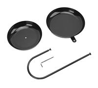 Puesto de Frutas, Tenedor de Frutas Decorativo Práctico Estilo Simple Proceso de Pintura Negro para la Empresa para el Hogar para el Vestíbulo