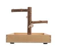 Puesto de Loros de Madera para Entrenamiento y Actividad