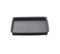 Puesto de Plantas Base Cuadrada de plástico for Maceta, Bandeja de Agua Gris sin Ruedas, Soporte for bonsáis(Grande)