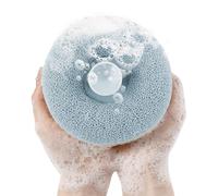Puf Bachio Dry Quast Dry | Rich Shoaming Shower Puff | Esponja de baño exfoliante | Exfoliante corporal con puntos de masaje | Masaje Loofah para bajo del cuerpo, Panto Corporal Loofah Scrubber