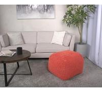 Puf cuadrado de microfibra con almacenamiento, asiento acolchado extra suave, totalmente montado, capacidad de carga de 113 kg, microfibra coral