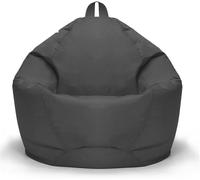 Puf de almacenamiento de animales de peluche, organizador de tela Oxford para juguetes de peluche y espuma viscoelástica, ideal para sala de estar, color rojo