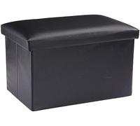 Puf de cuero impermeable con diseño acolchado para decoración de sala de estar, dormitorio y oficina