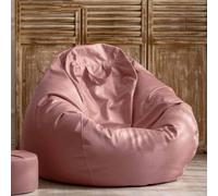 Puf grande de 3.3 pies, respetuoso con el medio ambiente, de piel sintética, para uso en exteriores e interiores, perfecto para juegos, películas, sala de estar, dormitorio, jardín (opciones de color)