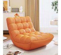 Puf para adultos, sofá gigante de espuma viscoelástica de cuero con soporte para la espalda, sofá perezoso para dormitorio, dormitorio u oficina