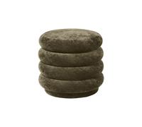 Ferm Living Asiento puf Puff Round Tela faded velvet 3 forest