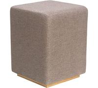 Puf tapizado moderno, reposapiés cuadrado para tocador, sala de estar y dormitorio, elegante asiento pequeño para mayor comodidad y decoración del hogar, perfecto para interiores acogedores
