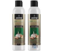 Pufai Bundle - Champú de ajo Abzehk, 400 ml, 2 unidades, limpieza suave para cabello y cuero cabelludo