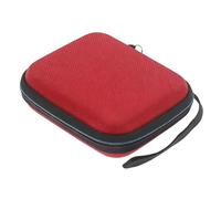 Pufei Funda de viaje para Baseus 5000 mAh batería externa magnética inalámbrica a prueba de polvo (rojo)