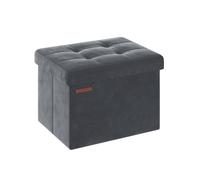 Puff Almacenaje 31 x 41 x 31 cm Gris Pizarra