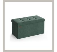 Puff Almacenaje Plegable 38 x 76 x 38 cm Azul Medianoche