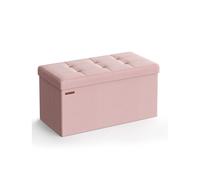 Puff Almacenaje Plegable 38 x 76 x 38 cm Marrón Camello