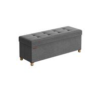 Puff Almancenaje 38 x 110 x 40 cm Gris Oscuro