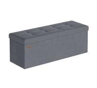 Puff Almancenaje Plegble 38 x 110 x 38 Gris Pizarra