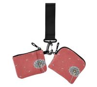 Puff Ball Dandelion Insect Beautiful Dragonfly - Monedero doble con tarjeta de crédito