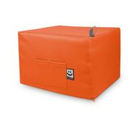 Puff cama confort naranja único happers