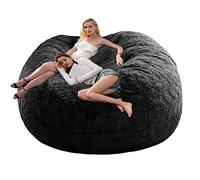 Puff Cama Gigante de Espuma Viscoelástica, Sofá Grande con Funda Suave de Microfibra, Sillón con Almacenamiento, Tumbona, Puff (Sin Relleno)