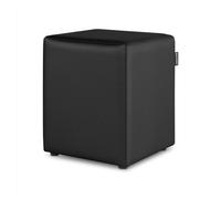 HAPPERS Puff Cubo Salón o Interior Pack 2 Negro