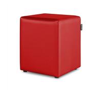 HAPPERS Puff Cubo Salón o Interior Pack Rojo