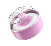 Puff de polvo cosmético para cuerpo de bebé para niños y bebés, estuche vacío suelto