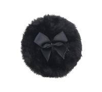 Puff de polvo para bebé - 9 x 3 cm | Esponja de polvo con lazo de cinta | Aplicador de polvo para bebé | Herramienta de maquillaje seco para piel de bebé, uso doméstico y de viaje