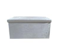 Puff ottoman almacenaje rectangular terciopelo plegable 76x38x38cm | nyana home | estilo otomano | terciopelo suave | negro, gris y beige