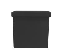 Puff Ottoman de Almacenaje Cuadrado Plegable 38x38x38cm | Nyana Home | Gran Almacenaje | Estilo Otomano | Poliester Resistente
