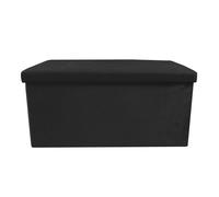 Puff Ottoman Rectangular Terciopelo Plegable 76x38x38cm Nyana Home Gran Almacenaje Estilo Otomano Terciopelo Suave