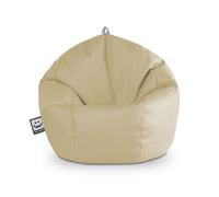 Puff pelota polipiel indoor beige happers único happers
