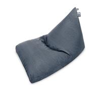 Puff pirámide naylim mate para exterior gris petróleo xl happers