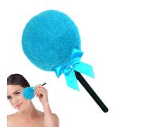 Puff Puff Con Mango, Aplicador De Cara, Hojaldre De Maquillaje De Lollipop, Y En La Piel, Mango De Única, 7 Cm, Para Rutinas De Belleza Cotidianas, Viajes, Trabajo O Fechas